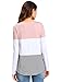 Romwe Women's Casual T-Shirt Long Sleeve Loose Top Cotton Tee