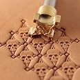 Leather Stamping Tools Set - Brass Stamps With Steel Handles For Leathercrafting, Carving & Crafting