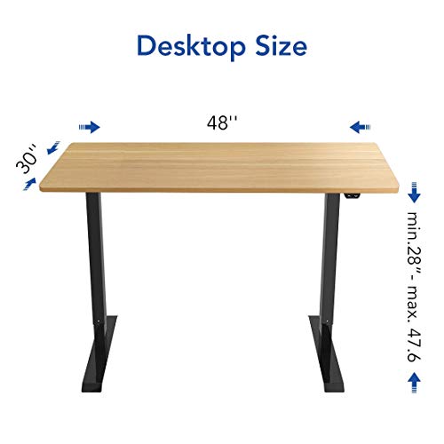 FLEXISPOT EC1 Electric Height Adjustable Standing Desk Heavy Duty Steel