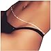 Women Sexy Rhinestone Waist Chain Sparking Low Waist Jewelry (silver color) (Silver 2)