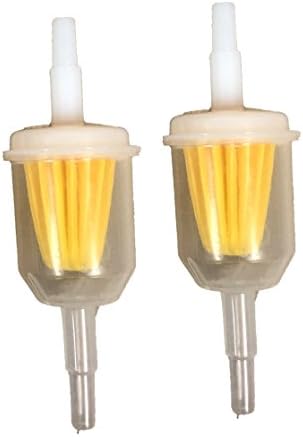 GenTap Two (2) Universal Fuel Filters (Clear for 1/4" 5/16 Fuel Line) Kohler, Honda and Others - Also Sold in Lots of 10 or 100. Search in Amazon Search bar