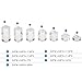 Mooca 7 Pieces Set Clear Acrylic Jewelry Display Stand for Ring, Acrylic Ring Holder Jewelry Organizer Display Stands for Tradeshows & Showcases, Square Base