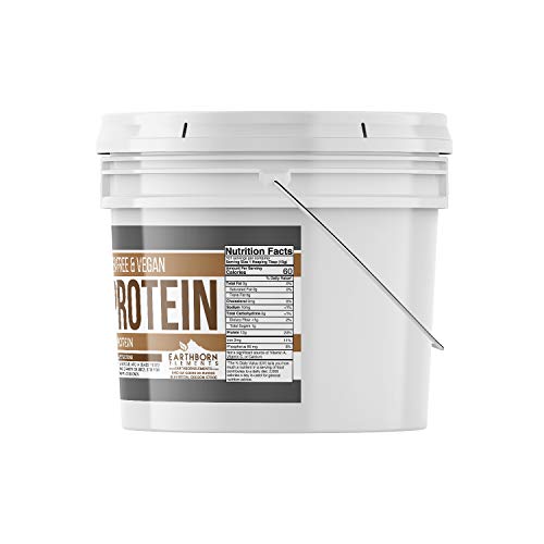 Rice Protein Powder, 1 Gallon Bucket (5 LBS) by Earthborn Elements