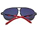 MERRY'S Men Classic Brand HD polarized Sunglasses Aluminum Driving Sun glasses S8611 (Black, 62)