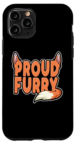 Proud Furry Fox Wolf Anime Fandom Fursuit Fursona Case for iPhone 11 Pro