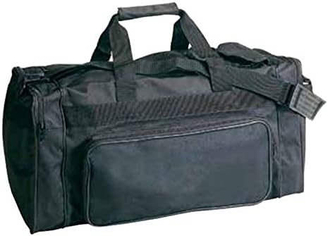 Soccer Referee Medium Duffel Bag Black 21-1/2" x 10-1/2" x 9-1/4"