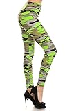 Print Leggings Chartreuse (N363-OS)