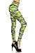 Print Leggings Chartreuse (N363-OS)