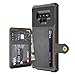 Galaxy Note 9 Case, Sumsung Note 9 Wallet Flip Leather Kickstand Fit Magnetic Wireless Car Charger Mount Slim Durable Shockproof Protective Case Cover with Card Holder (Black)