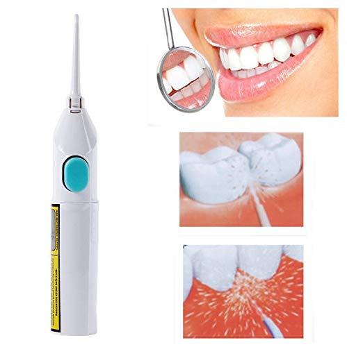 Floss Dental Water Jet Portable Oral Irrigator Water Flosser Tooth Cleaner Home and Travel Use (White)