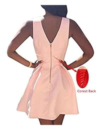 VinBridal - Vestido corto sin mangas para fiesta de graduación