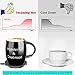 Mug Warmer, Coffee Mug Warmer with Wireless Charger (3 in 1), Wireless Charging, Constant Temperature for Keeping Warm (about 122°F/50°C)，Best Gift Idea, Office/Home Use Electric Cup Beverage Plate,Cocoa,Milk,Water