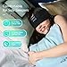 Bluetooth Sleep Headphones Eye Mask, Wireless Sports Headband Headphones with Detachable Stereo Thin Speaker for Sleeping, Sports, Meditation & Relax, Sports Headband (Black)