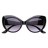 zeroUV - Oversized Vintage Inspired Super & Bold Retro Designer Cat Eye Sunglasses