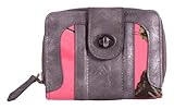Browning Wallet Olivia Small Gunmetal Grey/Coral