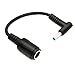 7.4x5.0mm to 4.5x3.0mm Blue Tip Connector Converter Cable DC Jack for HP DV4 DV6 CQ60 CQ40 Charger Power AC Adapter to HP Pavilion 15, Spectre X360, HP 250 255 G2 G3 G4 G5, ProBook 430 440 450 G3