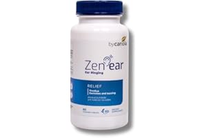 BY CARIOLA Zen Ear Tinnitus Relief for Ringing Ears Supplement - Vitamin C + Zinc + Magnesium Oxide + Bioflavonoids + Herbal Blend - Support Ear Noise Sensitivity