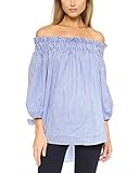 ZANZEA Women's Plus Size Off shoulder 3/4 Sleeve Loose Long Tops Blouse Shirt