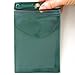 StoreSMART Sport - Zipper Passport Holder with Lanyard - Clear Plastic Front & Green Plastic Back - SPCR1596ZIPS-GR-1