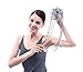 Merrylight Hair Extensions Messy Bun Gray White Braids Ponytail Hairpiece (Mixed Grey&White-M3/60)