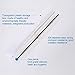 NAHAO Reusable Stainless Steel Straws, Telescopic Straw, Medical Grade Food Grade Straw Portable Hard Shell Cleaning Brush (2 Pack)