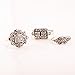 SUNSCSC Retro Vintage Multilayers Crystal Above Knuckle Ring Band Midi Ring Set of 6 Pcs