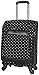 Kenneth Cole Reaction Dot Matrix Lightweight Expandable 4-Wheel Spinner Luggage, Black, 20-Inch Carry On