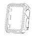 Secbolt Bling Case Compatible with Apple Watch 38mm, Full Cover Bumper Screen Protector for iWatch Series 3 2 1 (Clear-38mm)