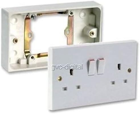Single To Twin Socket Converter, White