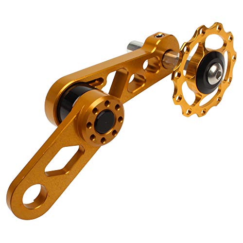 TOOGOO Aluminum Alloy Bike Accessories Chain Spare Parts for Bicycle MTB Single Speed Rear Derailleur Chain Tensioner S3