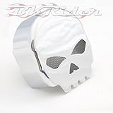 Willy G Style Skull Chrome Horn Cover For Harley-Davidson