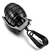 INBLUE Men's Stainless Steel Pendant Necklace Black Grenade Tribal -With 23 Inch Chain