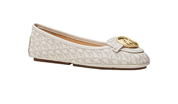 Michael kors lillie moccasin flats vanilla Clearance