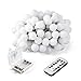 Kohree LED Globe String Lights, Remote Ball String Fairy Light for Indoor Outdoor Decoration(16.4ft,50leds), Battery Powered 8 Lighting Mode, Dimmable, Warm White