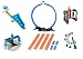 Hot Wheels Workshop Track Builder Loop It, Switch It, Clamp It, Jump It, Trick Brick, and Straight Track Starter Kit ( 6 Pack )