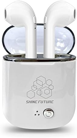 Bluetooth Earbuds Wireless Earbuds Bluetooth Headphones Bluetooth Headsets TWS Earpieces Earphones V4.1 Stereo & HD Mic with Charging Case Bluetooth Headphones for Bluetooth Devieces (White) (White)