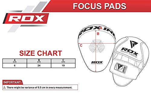 RDX-Manoplas-Boxeo-Paos-Muay-Thai-Kick-Boxing-Artes-Marciales-Patada-Pad-Entrenamiento