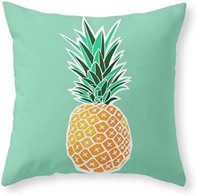 Sea Girl Soft Pineapple Throw Pillow Indoor Cover Pillow Case For Your Home(18in x 18in)