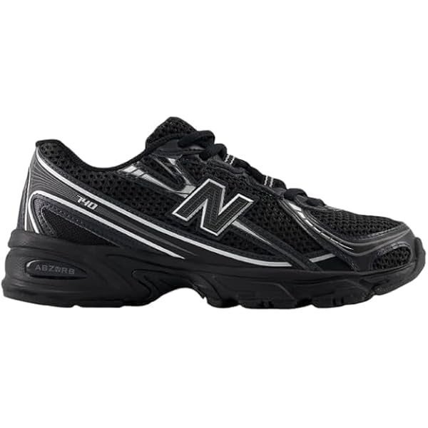 Amazon.com | New Balance 740 Big Kids Shoes (Black Silver