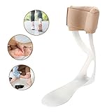 Ankle Foot Orthosis Adjustable Ankle Corrector Brace Support Protection Correction Splint Drop Foot Brace for Ankle Mobility Aid for Dorsiflexion Movement Left and Right (2 sizes)(Left (M))