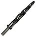 Drill America DWRRB Series Qualtech High-Speed Steel Bridge Reamer, Spiral Flute, Round Shank, Uncoated (Bright) Finish, 7/8
