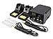 Tekchic Wood Burning Kit with 2 Wood Burners 20 Pyrography Wire Tips and Digital Adjustable Temperature Control for Wood Leather and Gourd
