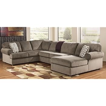 Amazon Com Ashley Furniture Jessa Place Dune Fabric Upholstery 3