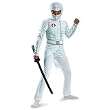 Disguise Boys GI Joe Movie Storm Shadow Light Up Deluxe Muscle Costume, Small/4-6