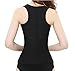 Women Sauna Suit Vest Waist Trainer Sweat Band and Vest Combined Waist Trimmer Vest with Adjustable Waist Trimmer Belt Shapewear for Women