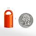 MagnetPal Heavy-Duty Neodymium Anti-Rust Magnet, Best for Magnetic Stud Finder / Key Organizer / Indoor and Outdoor Multi Uses, Orange with Key Ring (SP-MPM1OR)