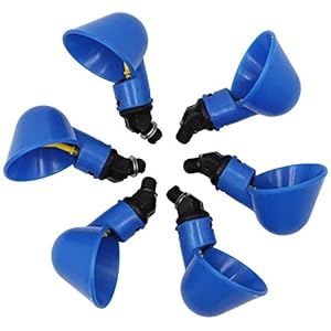 PETAMANIM Bicchieri per Bevitori di Pollo 10 Pezzi Bevitori Automatici abbeveratoi Cortili di plastica Anatra Uccello… PETAMANIM PETAMANIM Bicchieri per Bevitori di Pollo 10 Pezzi Bevitori Automatici abbeveratoi Cortili di plastica Anatra Uccello…
