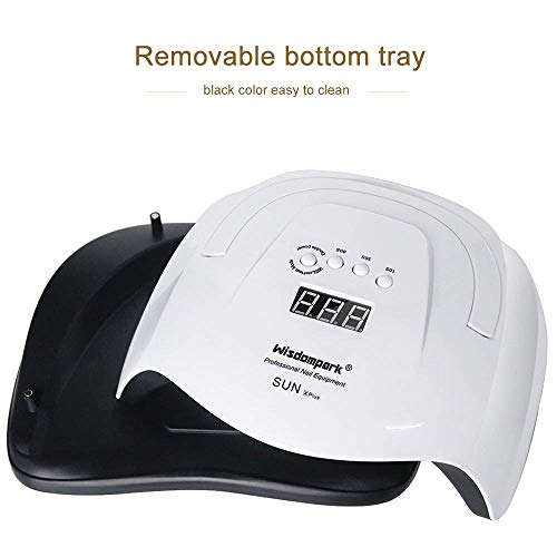 Wisdompark UV Nail Lamp,80W Nail Dryer Lamp,42 pcs UV LED Nail Lamp UV Light Curing Lamp With 4 Timer Setting/Sensor/lifting Handle for Led UV Gel Nail Polish - Thumbnail 5