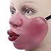 Halloween Mask, Half Face Clown Mask Big Nose Hillbilly Teeth Fancy Dress Stag Party Masquerade - Pattern G
