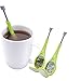 Tea Infuser - Loose Leaf Teas Strainer - Stands In Cups or Mugs & Mesh Stainless Steel to Infuse, Filter & Strain for Infusion, Best Kitchen Accessories for All Tea Types (2 Pack)